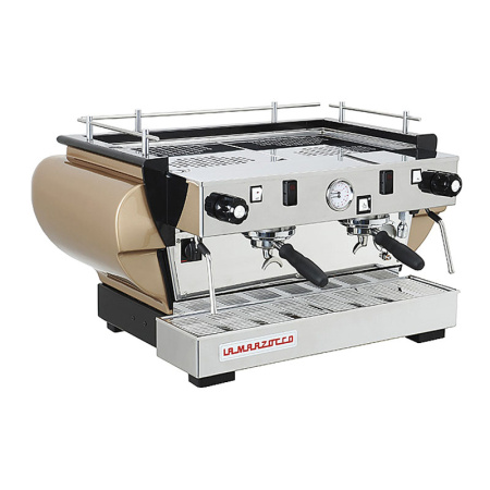 Профессиональная рожковая полуавтоматическая кофемашина LA MARZOCCO FB 70 EE 2 Gr, золотистая в интернет-магазине EASYHORECA.RU