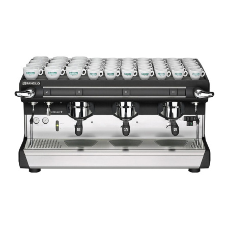 Профессиональная рожковая полуавтоматическая кофемашина RANCILIO 9S 3 Gr, низкие группы, черная в интернет-магазине EASYHORECA.RU