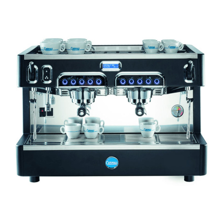 Профессиональная рожковая автоматическая кофемашина CARIMALI Cento 2 GR, высокие группы, черная в интернет-магазине EASYHORECA.RU