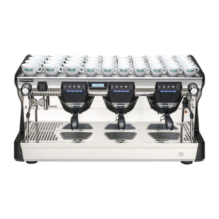 Профессиональная рожковая автоматическая кофемашина RANCILIO 7/16 USB Tall 3 GR, высокие группы, черная в интернет-магазине EASYHORECA.RU