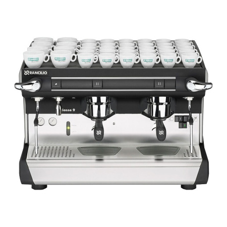 Профессиональная рожковая полуавтоматическая кофемашина RANCILIO 9S 2 Gr, низкие группы, черная в интернет-магазине EASYHORECA.RU