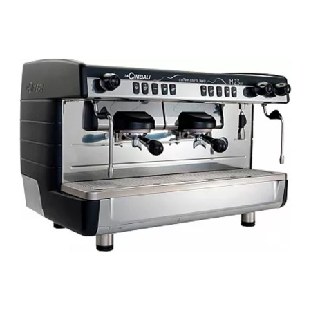 Профессиональная рожковая автоматическая кофемашинаа LA CIMBALI M23 UP DT/2, высокие группы, черная в интернет-магазине EASYHORECA.RU