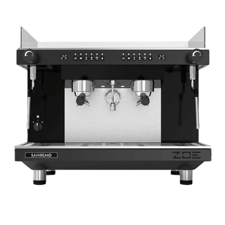 Профессиональная рожковая автоматическая кофемашина SANREMO TALL SED 2GR, высокие группы, черная в интернет-магазине EASYHORECA.RU