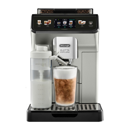 Автоматическая зерновая кофемашина DELONGHI Eletta Explore ECAM 450.65.S, серебристая в интернет-магазине EASYHORECA.RU