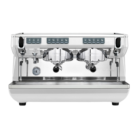 Профессиональная рожковая автоматическая кофемашина NUOVA SIMONELLI Appia Life 2GR V, высокие группы, белая в интернет-магазине EASYHORECA.RU