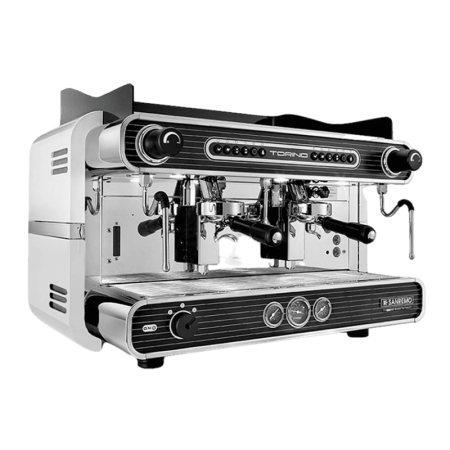 Профессиональная рожковая автоматическая кофемашина SANREMO Torino SED 2GR, низкие группы, белая в интернет-магазине EASYHORECA.RU