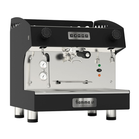 Профессиональная рожковая автоматическая кофемашина FIAMMA Caravel 1 CV TC Restyle, высокие группы, черная в интернет-магазине EASYHORECA.RU
