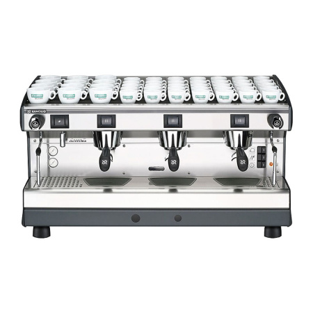 Профессиональная рожковая полуавтоматическая кофемашина RANCILIO 7S 3 Gr, низкие группы, черная в интернет-магазине EASYHORECA.RU