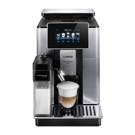 Автоматическая зерновая кофемашина DELONGHI PrimaDonna SOUL ECAM610.74.MB, черная в интернет-магазине EASYHORECA.RU