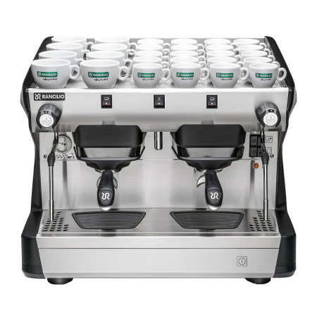 Профессиональная рожковая полуавтоматическая кофемашина RANCILIO 5S Compact 2 GR, низкие группы, черная в интернет-магазине EASYHORECA.RU